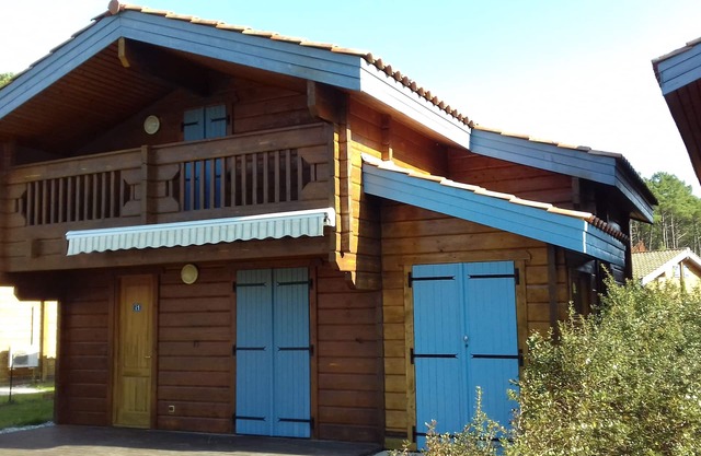 Air-conditioned chalet 4/6 5km beach Mimizan in the Landes forest