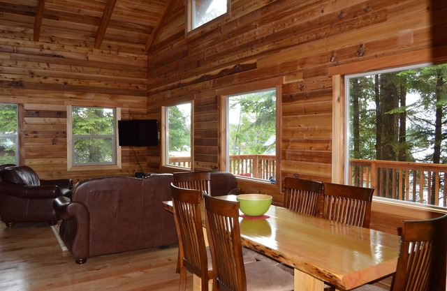 Alaskan fishing or sailing package includes Cabin, van and boat!