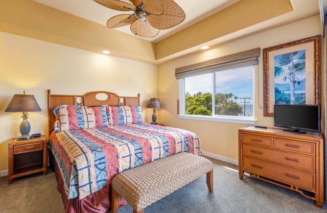 Aloha Condos, Beach Villas at Kahaluu, Villa 1-202, Beach View, AC