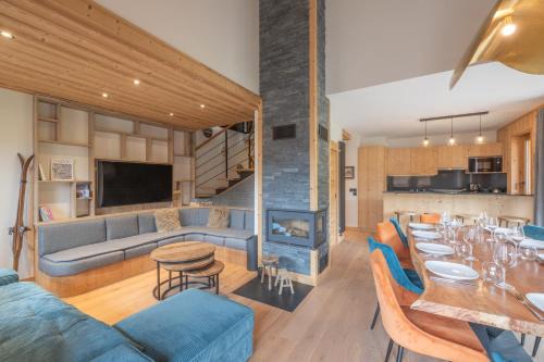 Alpe d'Huez Houses - Hameau de Clotaire - Le cocon blanc - Duplex 5 chambres - cheminée wellness - Ski aux pieds