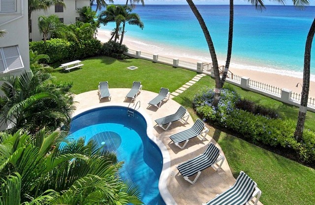Amazing Beachfront Condo With Pool On Tranquil Worthing Beach - Leith Court #12