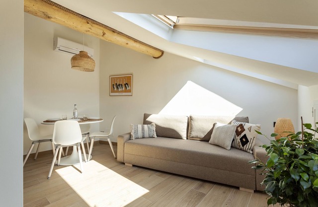 An attic on Lake Como