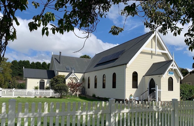 Angel Place church built in 1895, with a unique creative interior.