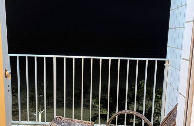 Apê Pé na Areia - Praia Grande, SP Vista ao Mar. Bairro Jardim Real