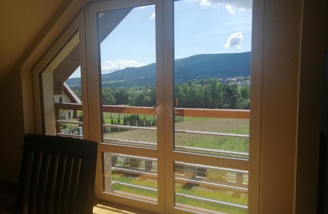 Apartament PODLASEK z widokiem na Beskid Wyspowy