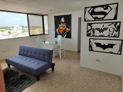 Apartamento con vista a la playa, la mejor zona de la ciudad, genial para trabajar o estar con la familia