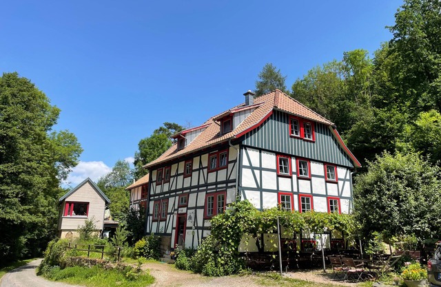Apartment with sauna in historic watermill
