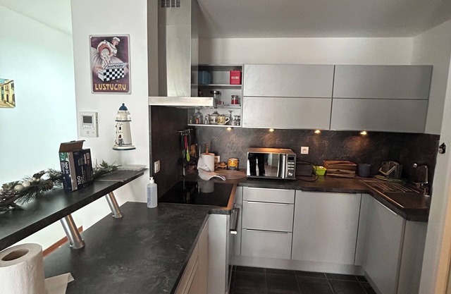 Apartment 38 m2, beach 50 m, balcony