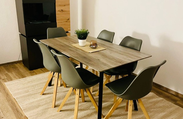 Apartment "Auersbergblick" with balcony for hiking, cross-country skiing, biking and saunas