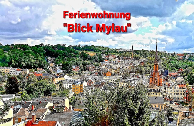 Apartment "Blick Mylau" - near Plohn amusement park and the world's largest brick bridge