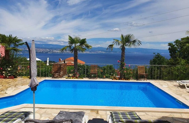 Apartment DOMO with private heated pool