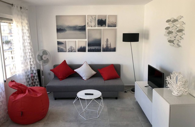 Apartment in 1st line of the beach in Arenales