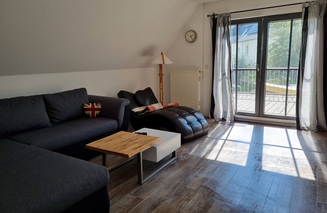 Apartment 'Ferienwohnung Windmühlensiedlung' with Private Terrace, Balcony and Wi-Fi