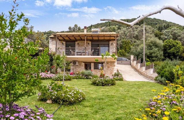 Apartment 'Lefkada View Villa Vasiliki 1' with Garden & Wi-Fi