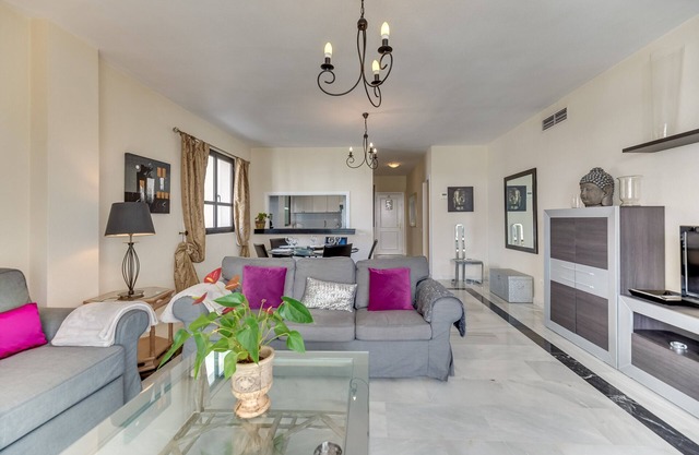 Apartment 'Puerto Banus2 Beachfront and Pools' with Shared Pool, Wi-Fi and Air Conditioning