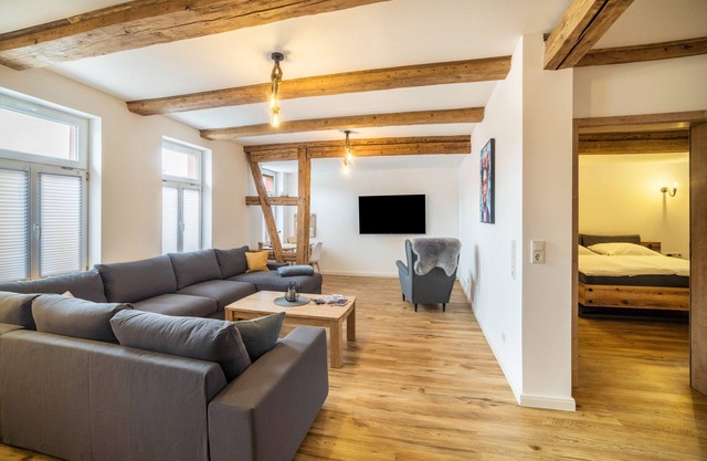 Apartment 'Zum Borkenkäfer 2' with Shared Terrace, Balcony and Wi-Fi