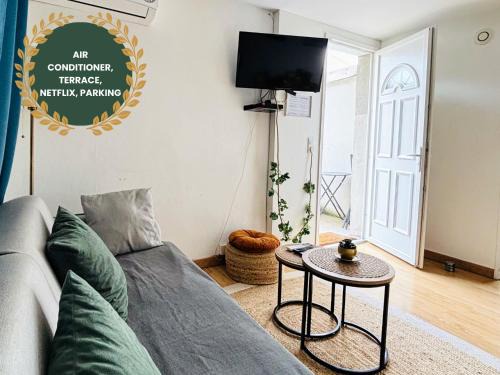 Appartement climatisé avec terrasse - Goupama Stadium, Eurexpo, LDLC Arena, La Soie