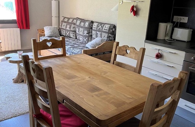 Appartement cosy avec accès direct aux pistes, animaux acceptés - Belle Plagne - FR-1-181-982