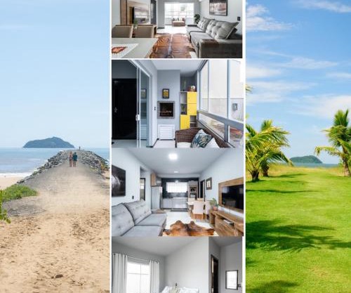 Apto a 180m da PRAIA, dois quartos, sala de estar, Cozinha completa, Churrasqueira, Wi-Fi e Vaga privativa de garagem Ideal para famílias ou amigos viverem momentos inesquecíveis Reserve agora mesmo