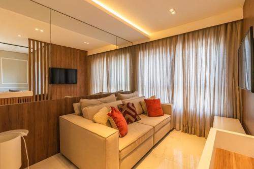 Apto Glass em Alphaville, Moderno e ótima localização!