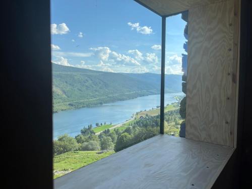 Architect designed sleeping box in barn