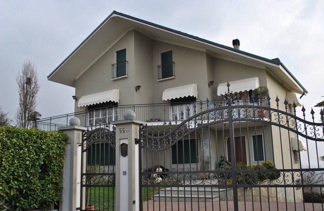 At Nonna Ina's house.
