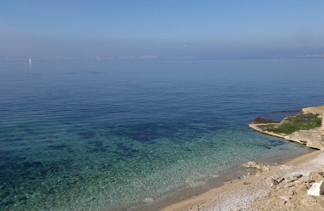 At the foot of the calanques