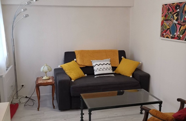 Attractive F2 souplex apartment with free PARKING, small garden and terrace