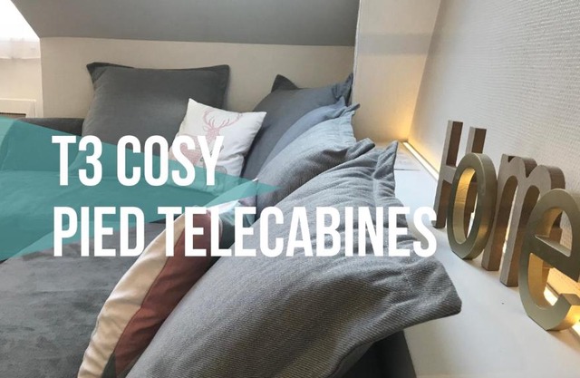 Au pied du télécabine, T3 50m2 pour 8 personnes.