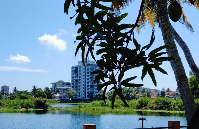 Backwater facing villa in Vytilla, Kochi