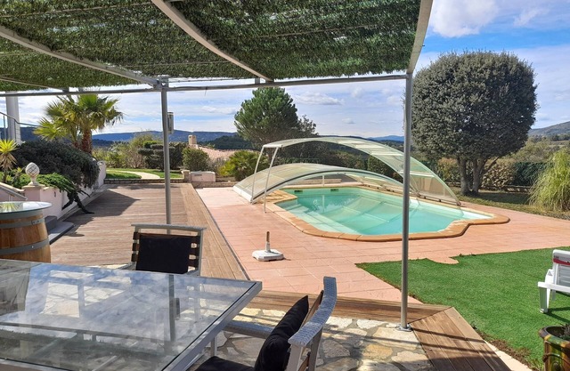 Balcony overlooking the Corbières SOUTH OF FRANCE near Narbonne