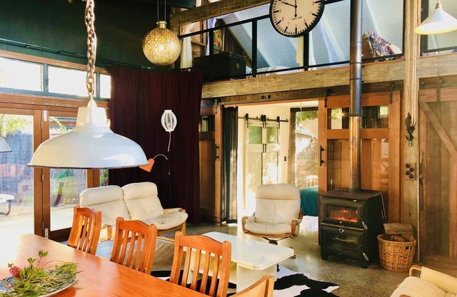 Barn 91 offers a unique getaway experience in rustic yet modern accommodation
