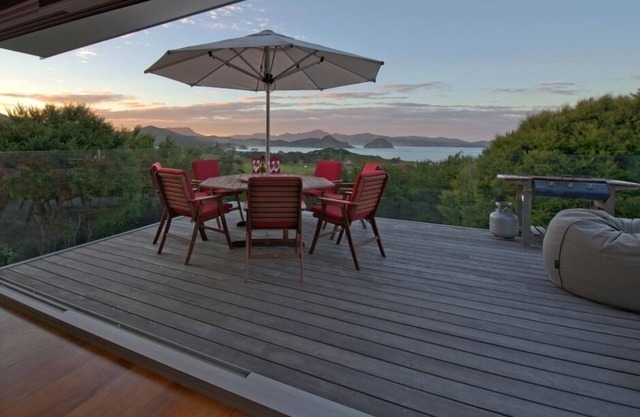 Barrier Headquarters entire complex. Unobstructed 270 degree view beach/mountain