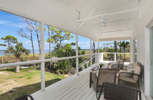 Bay Front, Private Dock, Kayak Walk-In, Cape San Blas ~ Hideaway Bay