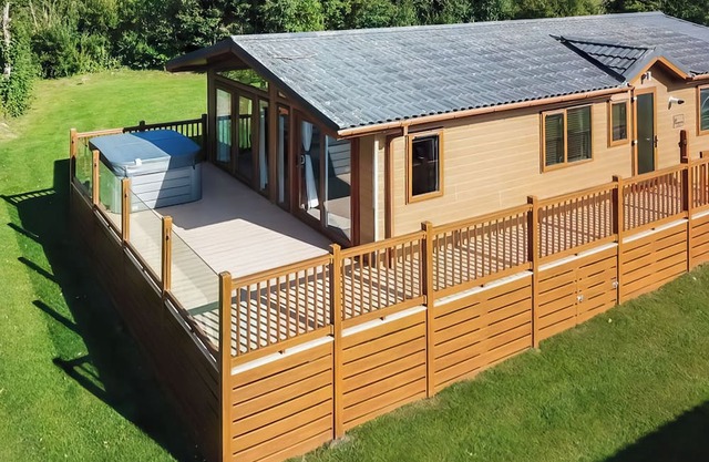Bay view lodge offers just that, breathtaking views of Ceredigion Bay.