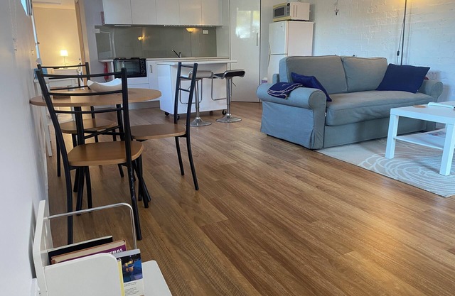 Beach to Bush, is a private one bedroom apartment with off street parking .