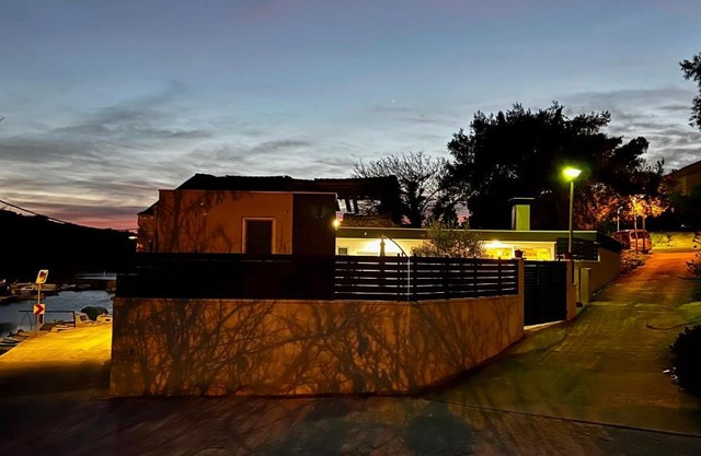 Beachfront Villa Melata with Sauna & Seaview