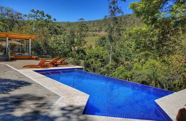 Beautiful 4 bedroom country house in the mountains with pool, playroom and more