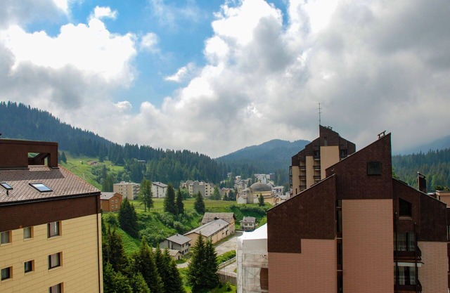 Beautiful apartment with pool, WIFI, TV, balcony, pets allowed, panoramic view and parking