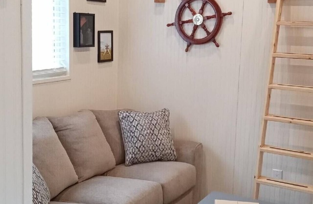 Beautiful Attu Island, nautical themed cabin.