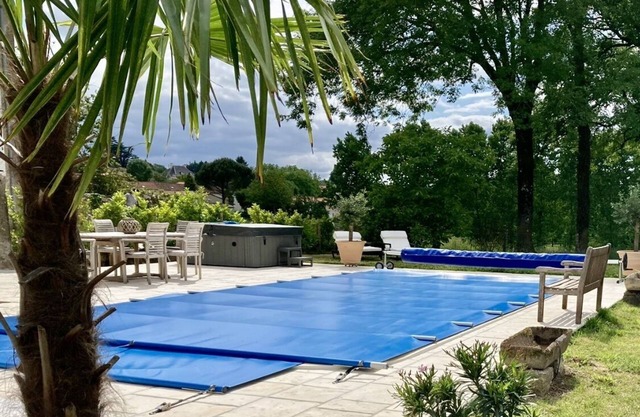Beautiful Chateau with heated pool on the edge of a village location