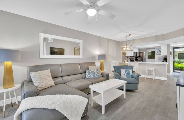 Beautiful Condo in Gated Bonita Bay! Private Beach with shuttle opening soon!