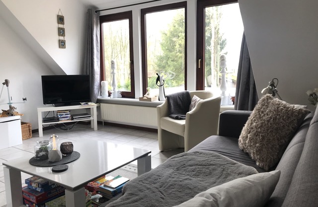 Beautiful friendly apartment in Gyhum-Bockel on the A1 idyllic location with Waldblic