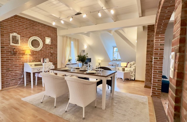 Beautiful Gulfhof: 60sqm apartment Groot Stuuv for 3 pers, terrace in the garden