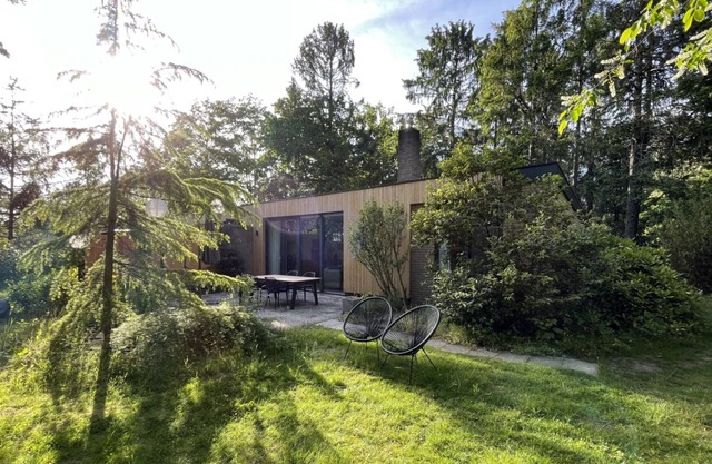 Beautiful holiday home in the forest with wellness
