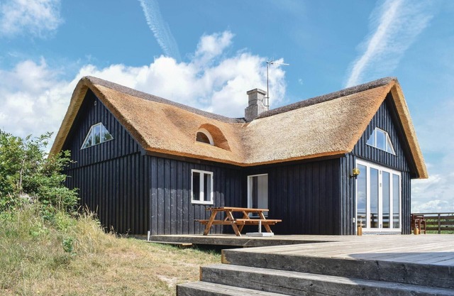 Beautiful home in Knebel with kitchen