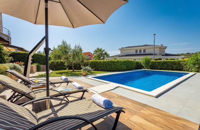 Beautiful Istrian apartment with private pool and charming garden