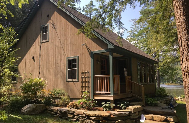 Beautiful Lakefront Home is located in Woods on Cole Pond. Near Stratton
