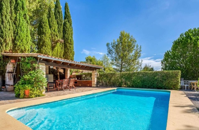 Beautiful oasis-like garden.