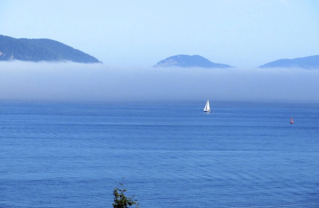 Beautiful ocean sunset, Fidalgo Island, Washington State